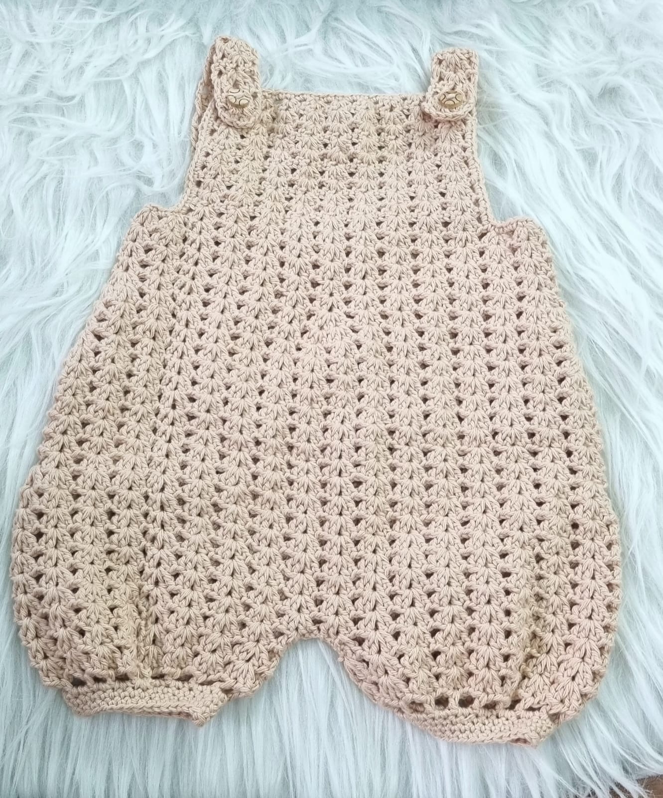 Handmade Crochet Baby Romper