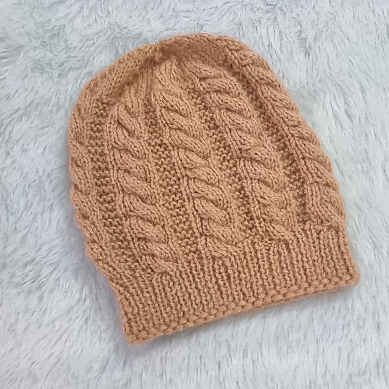 Hand-Knitted Beanie Hat