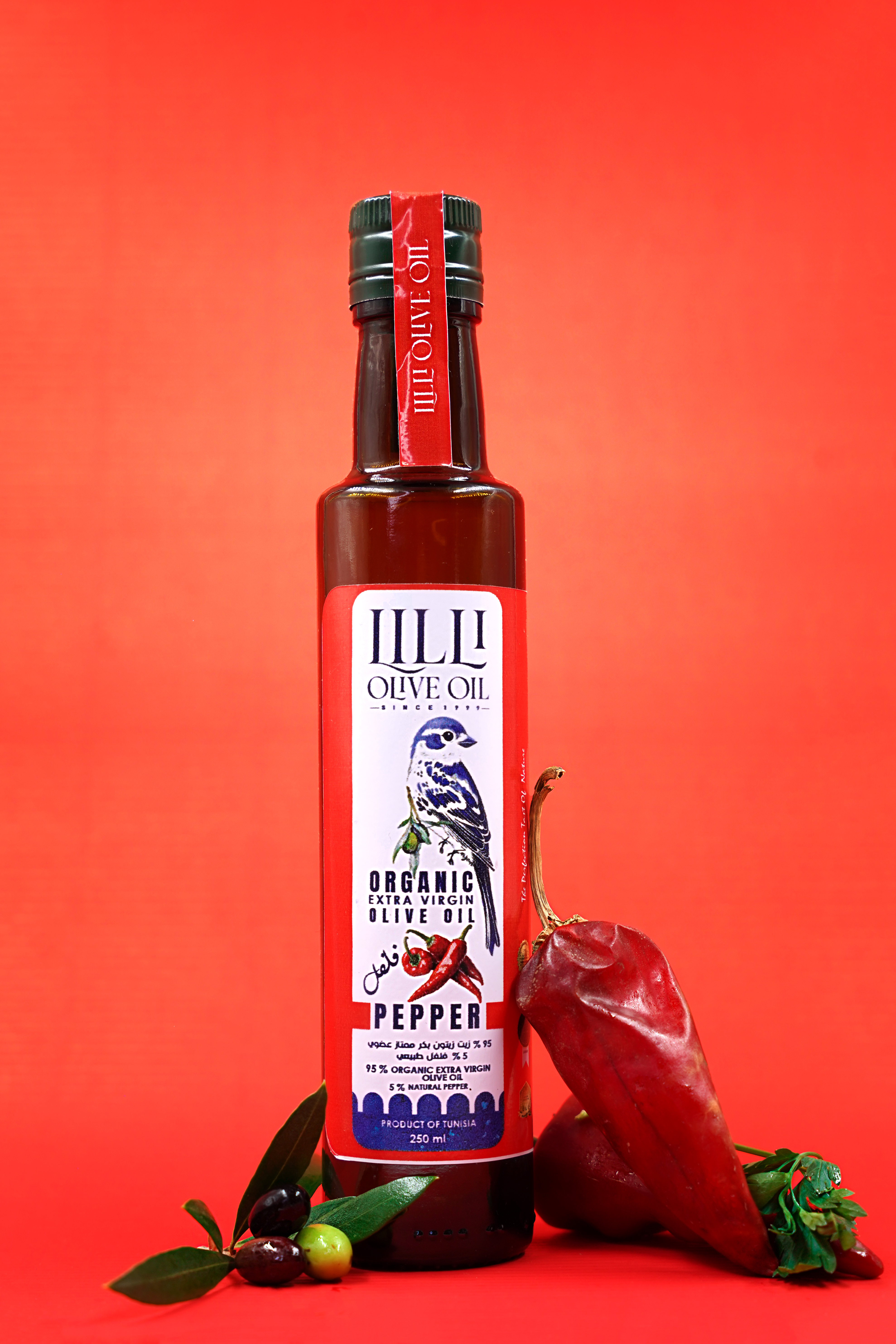 Huile d’olive extra vierge épicée