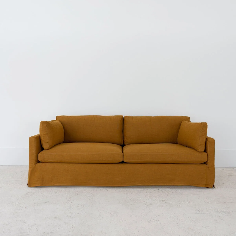 Louis Modern Linen Slipcover Sofa Couch