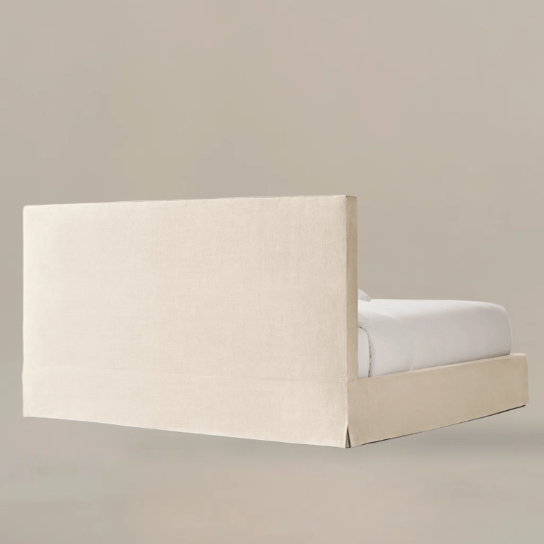 Hush Bed Belgian Fabric Panel Bed
