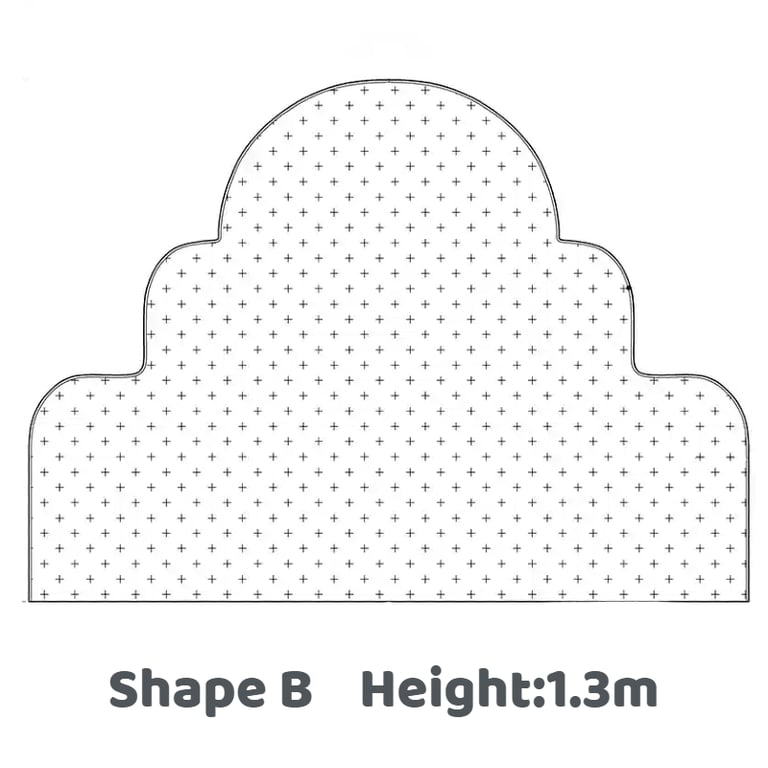 Customizable Headboards-Shape B