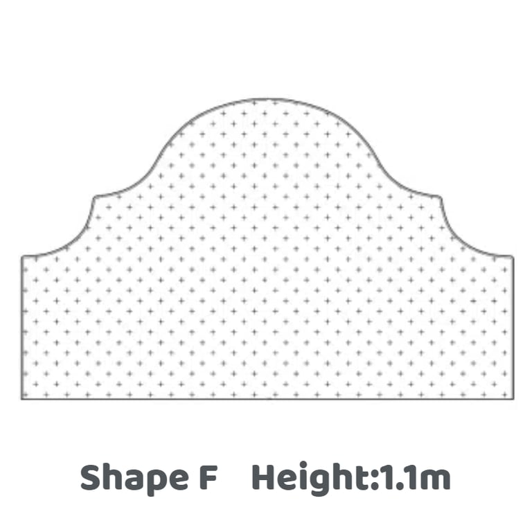 Customizable Headboards-Shape F