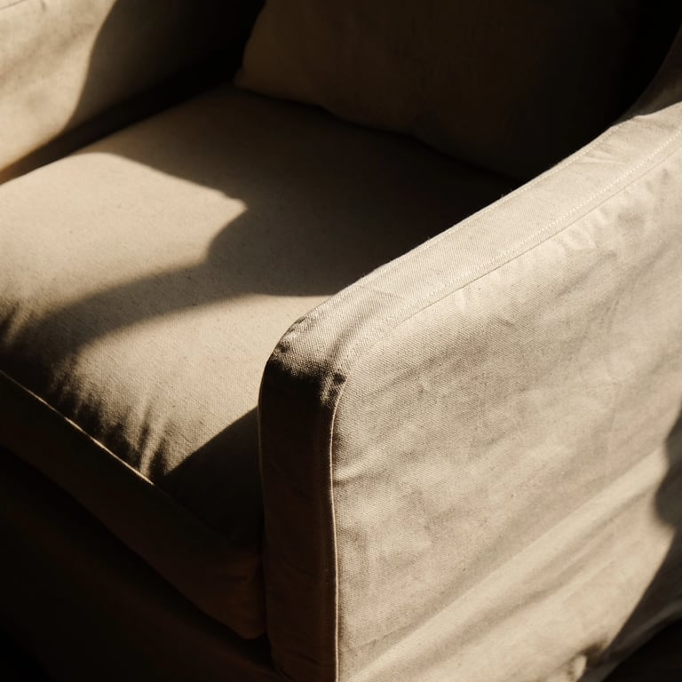 Mykonos Linen Slipcovered Accent Armchair