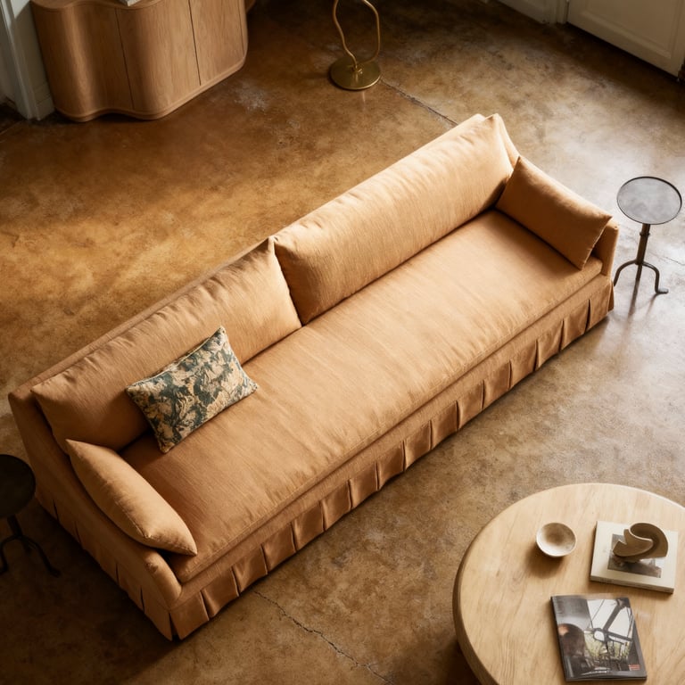 Valley Pleated Sofa
