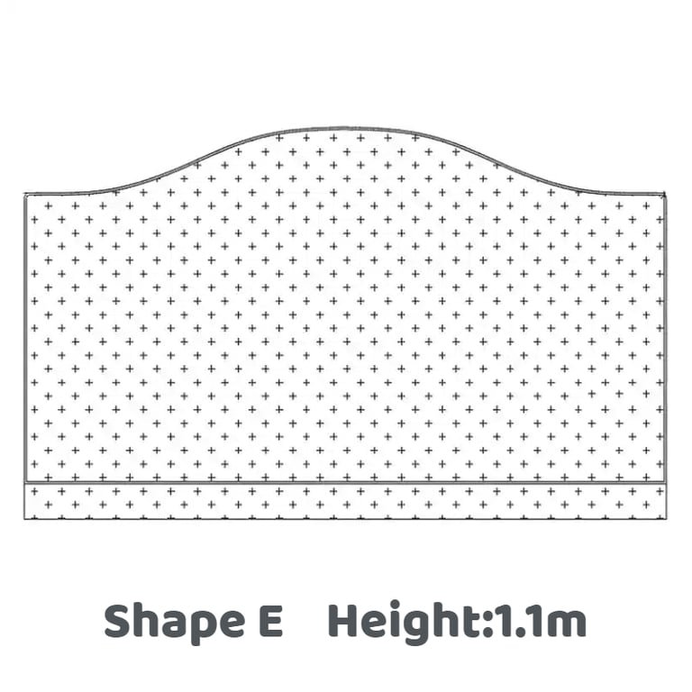 Customizable Headboards-Shape E