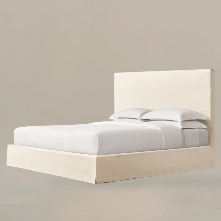 Hush Bed Belgian Fabric Panel Bed