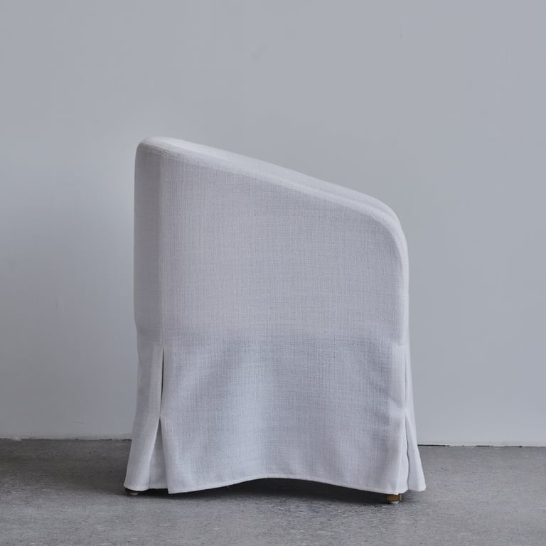 Novia SLOPE SKIRTED SLIPCOVER DINING ARMCHAIR