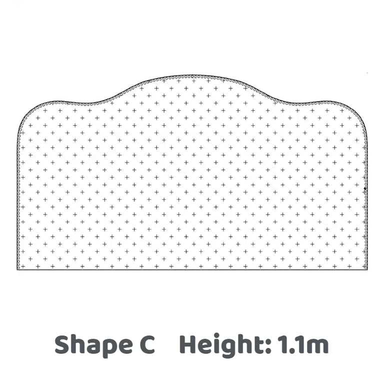 Customizable Headboards-Shape C