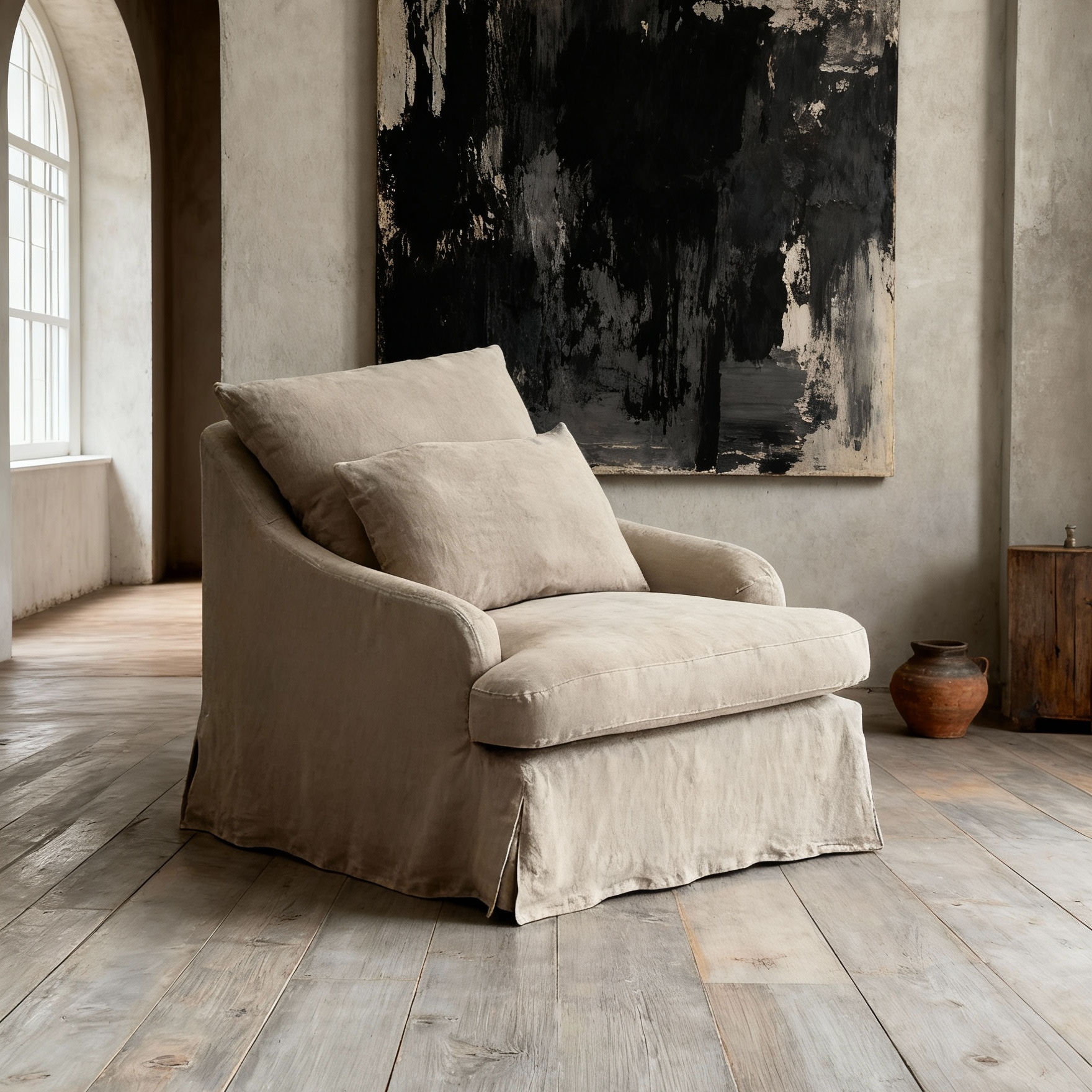 Oliver armchair - Nature