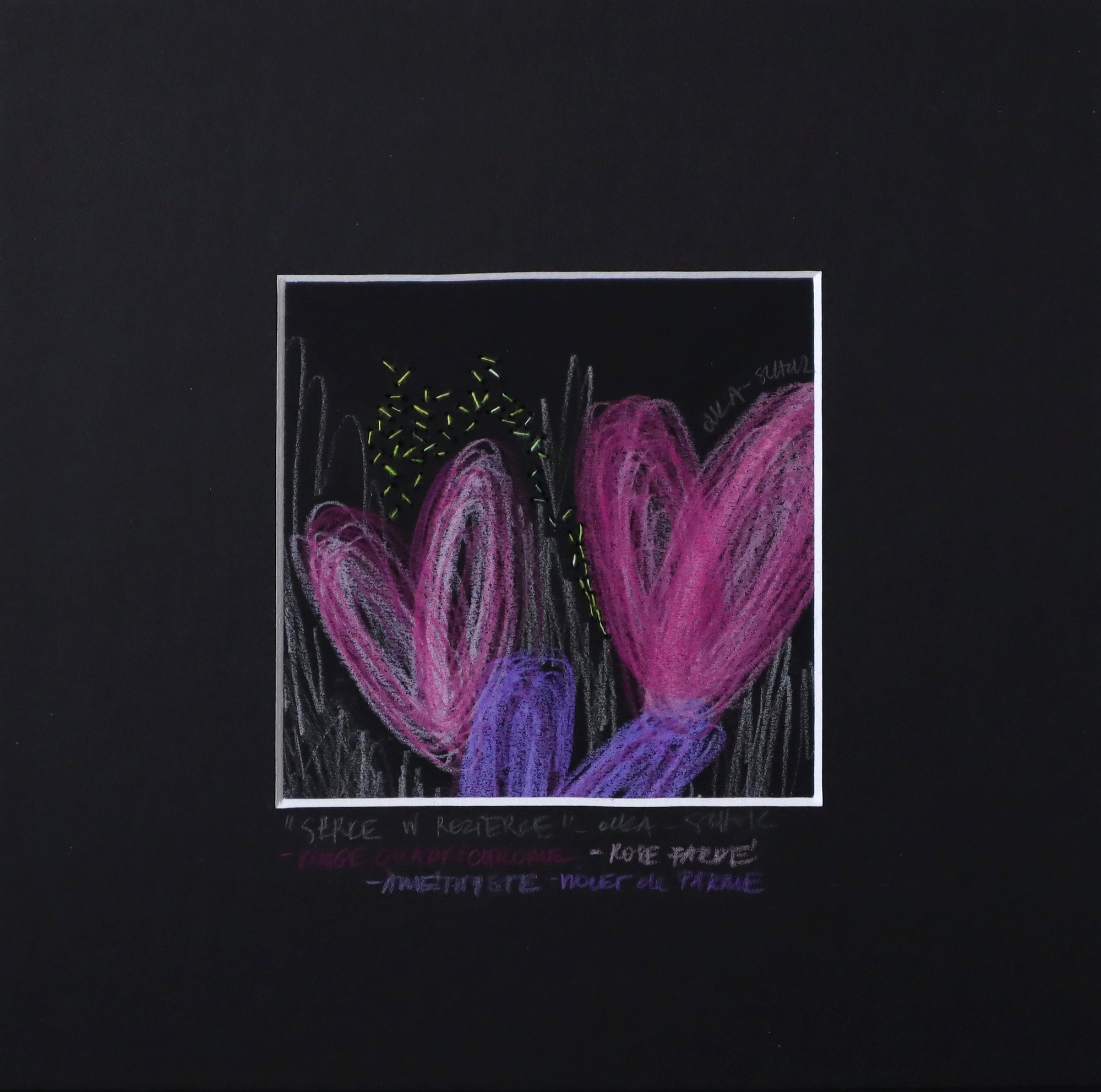 Two Pink Hearts About to Fly in the Night 2025