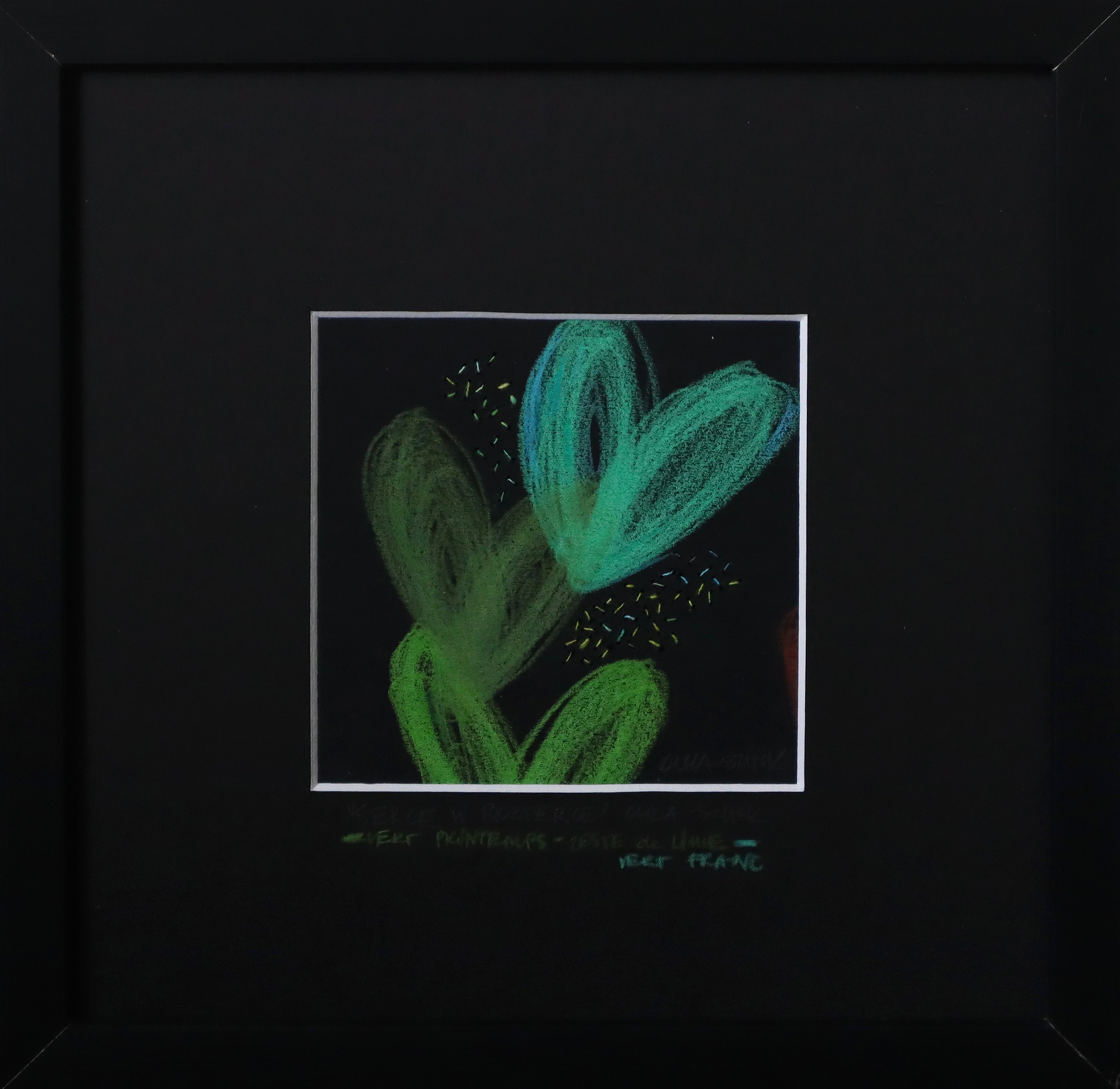 A Little Trio of Hearts in Green 2025