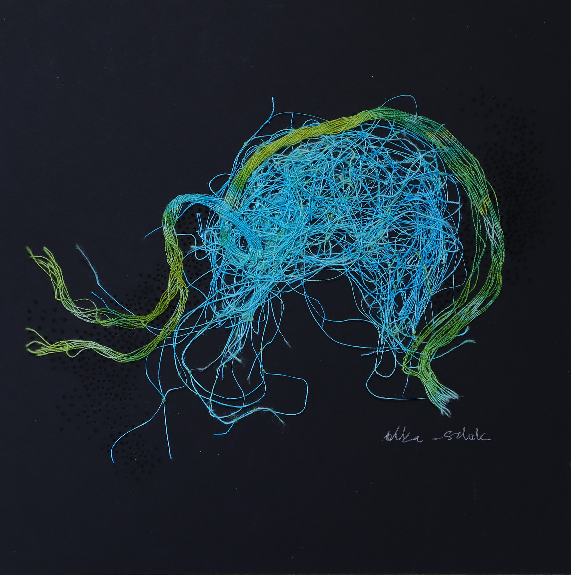 Flow II Bleu Turquoise 2024