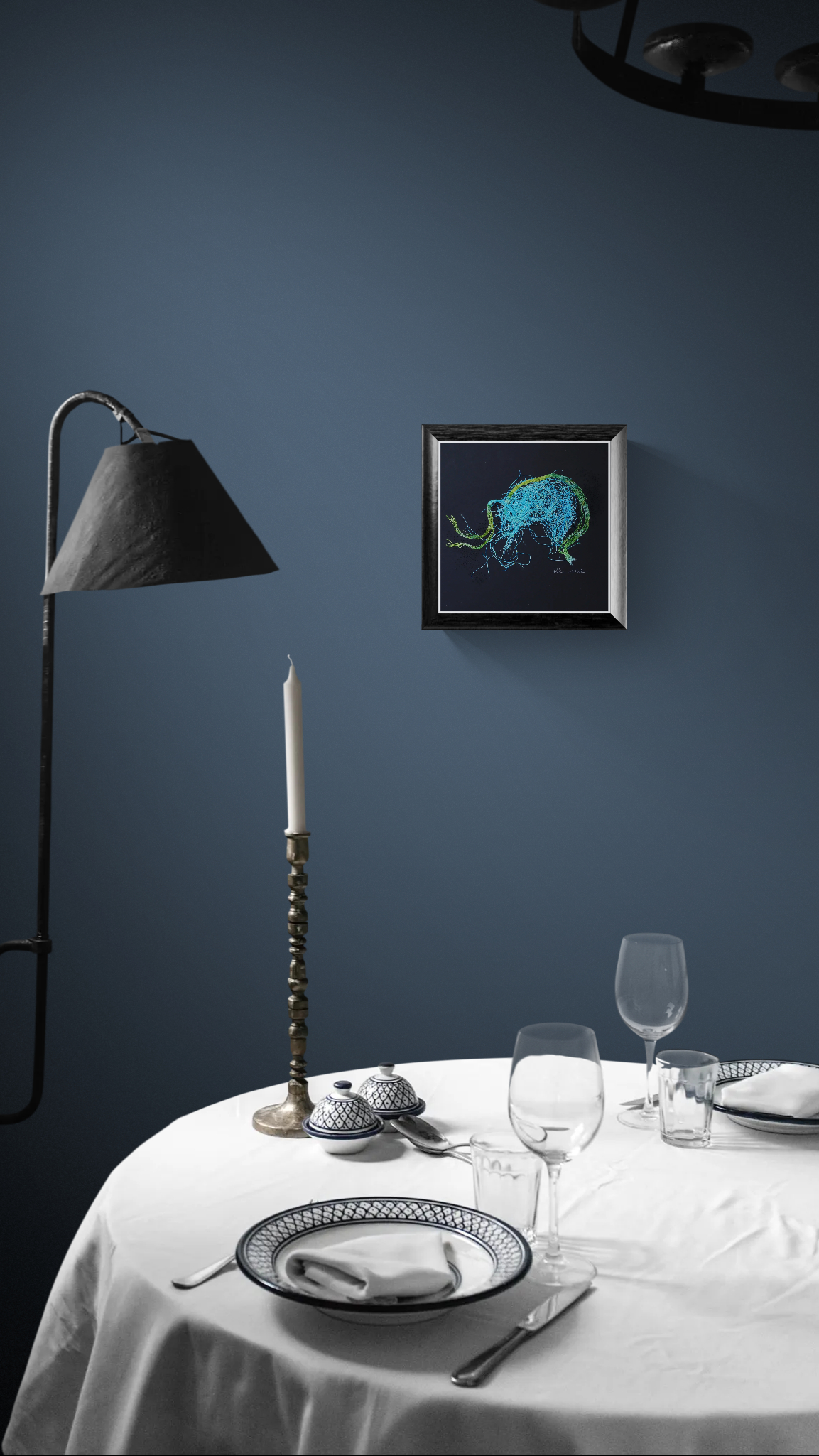 Flow II Bleu Turquoise 2024