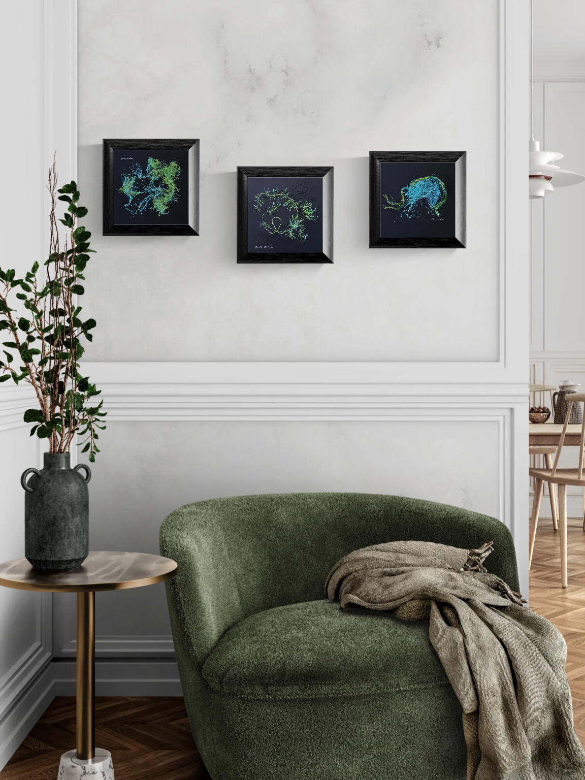 Flow II Bleu Turquoise 2024