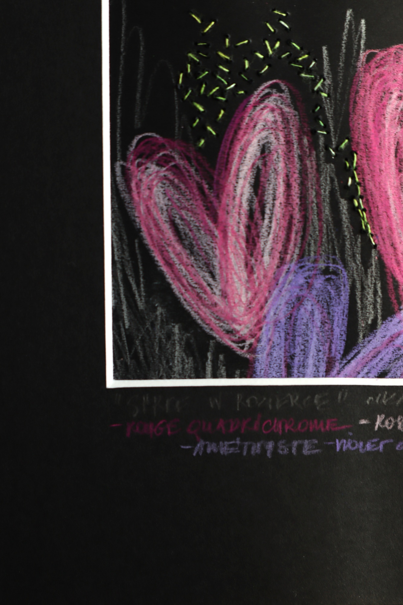 Two Pink Hearts About to Fly in the Night 2025