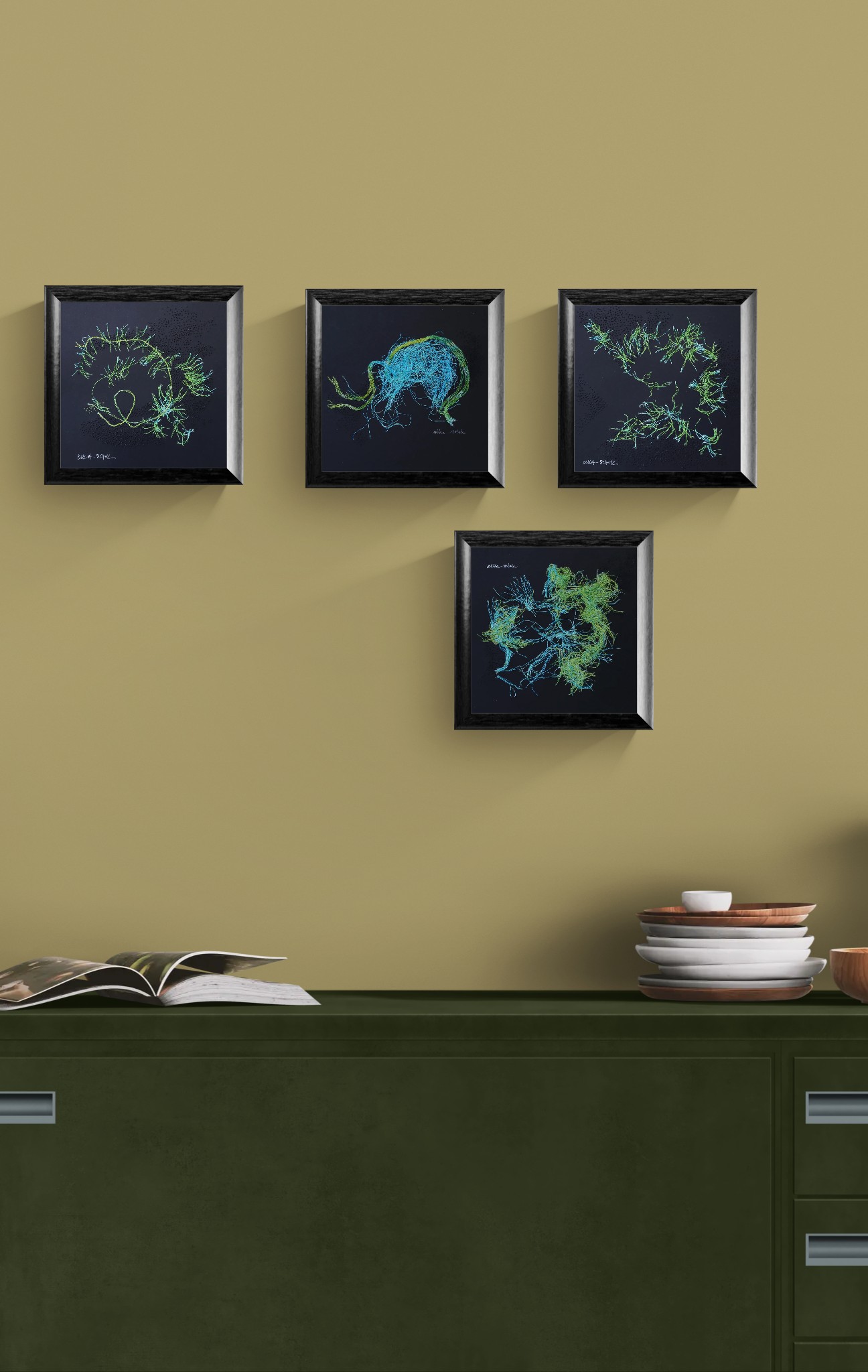 Flow II Bleu Turquoise 2024