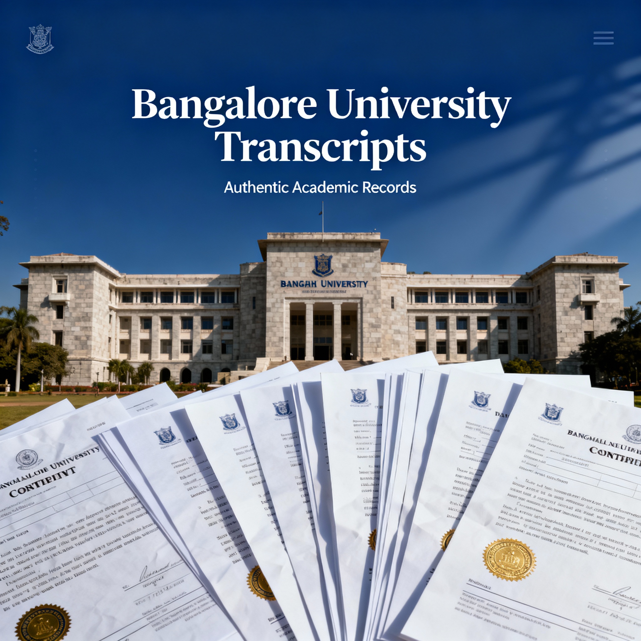 Bangalore University Transcripts Online