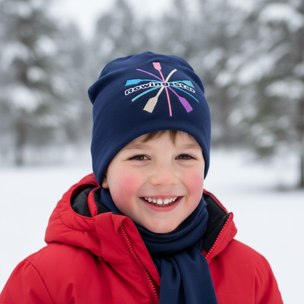Šilta ir linksma vaikiška kepurė Rowing Star