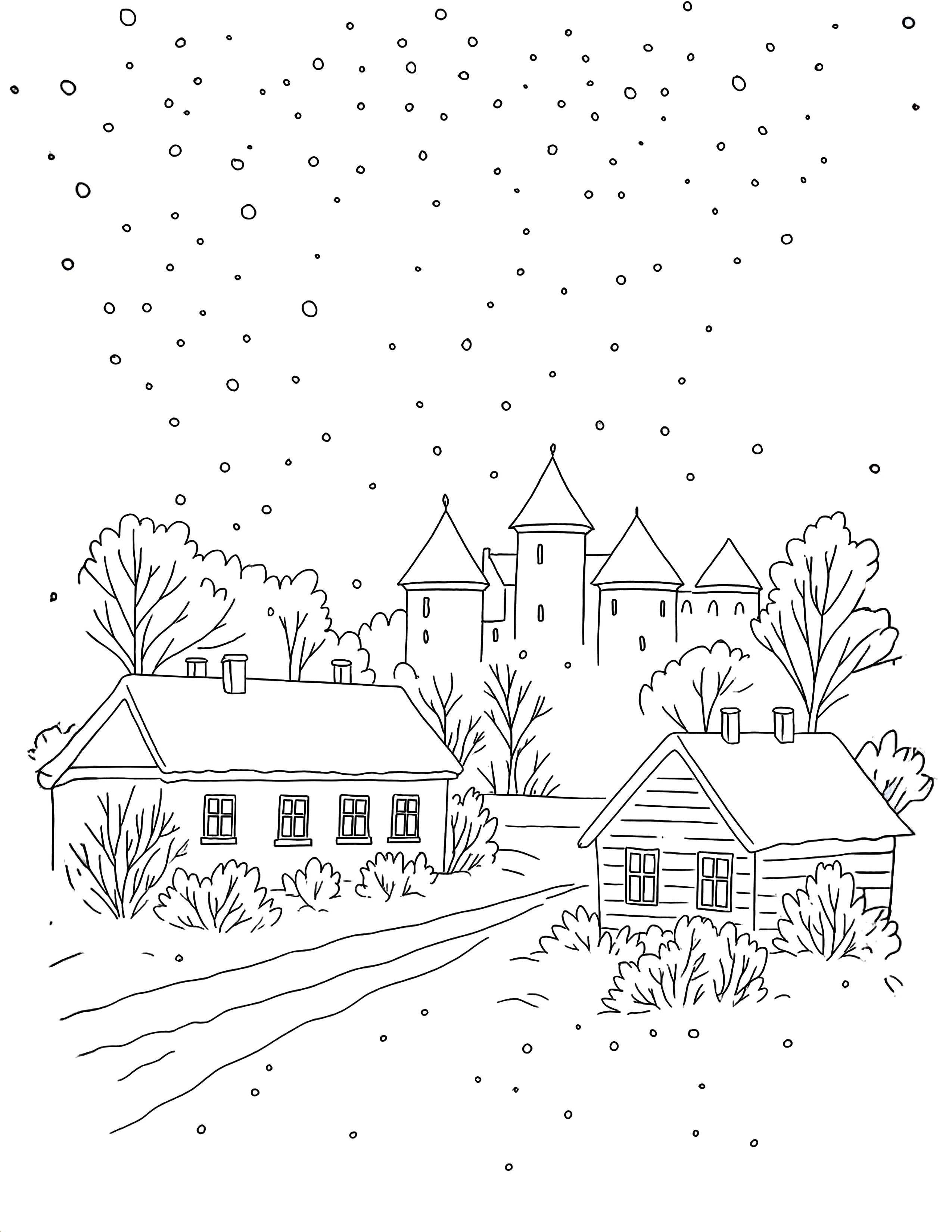 Colouring Book. The Christmas Miracle Of Trakai. Aut. Rima Karalienė