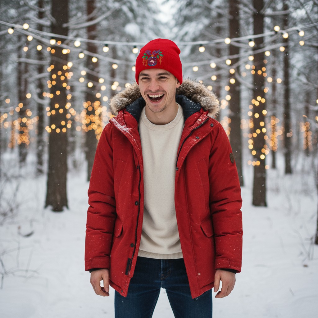 Žaisminga kalėdinė kepurė