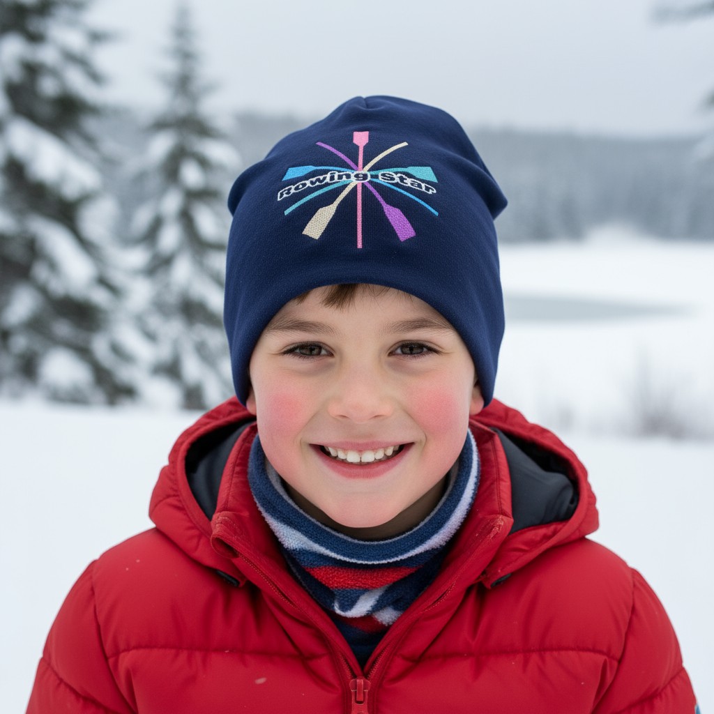 Šilta ir linksma vaikiška kepurė Rowing Star