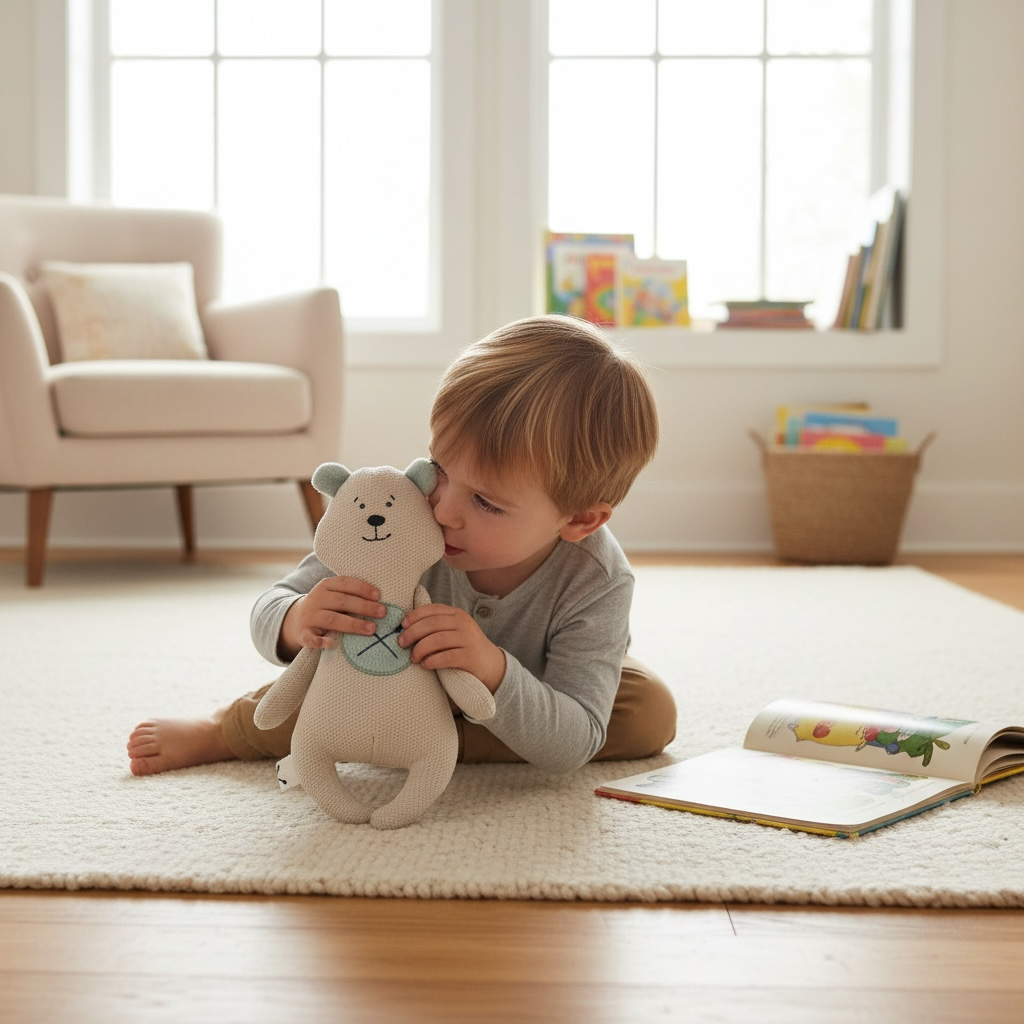 Minkštas žaislas - meškutis-irkluotojas