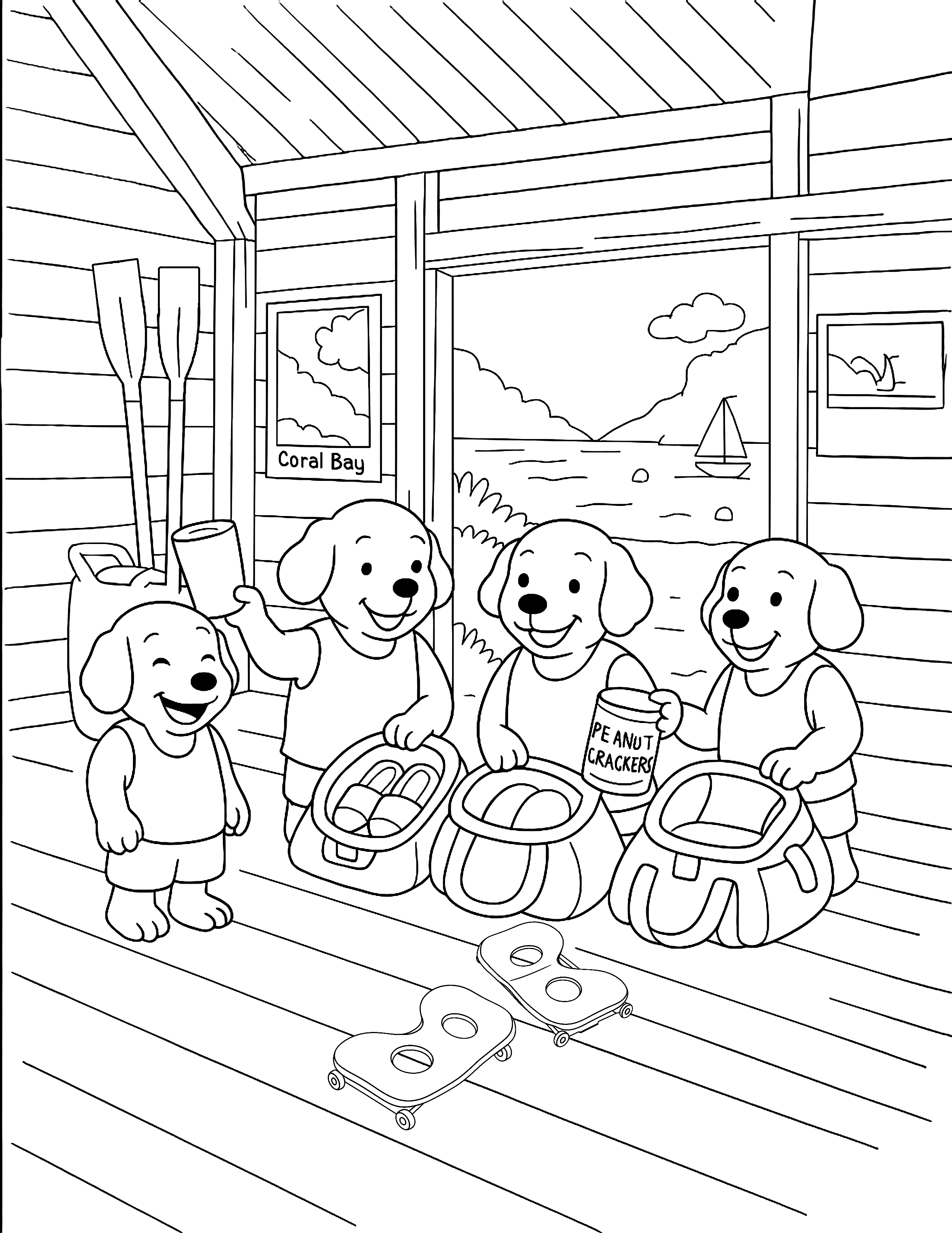 Colouring Book. The Great Ocean Regatta