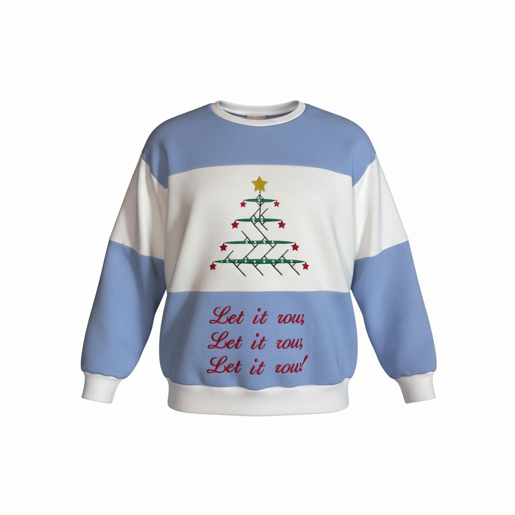 Kalėdinis džemperis - Let ir row!
