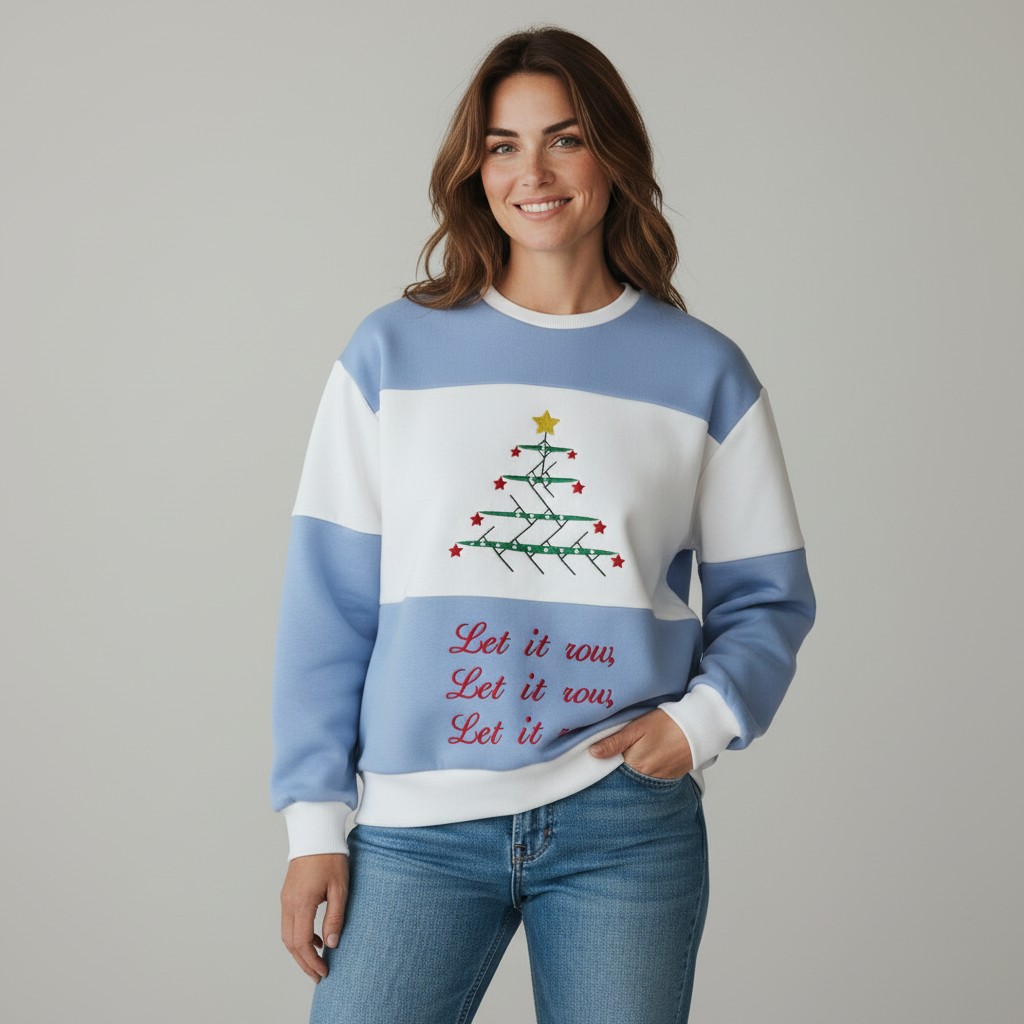 Kalėdinis džemperis - Let ir row!