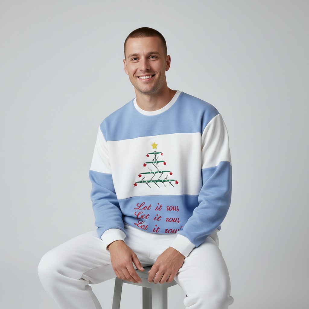 Kalėdinis džemperis - Let ir row!