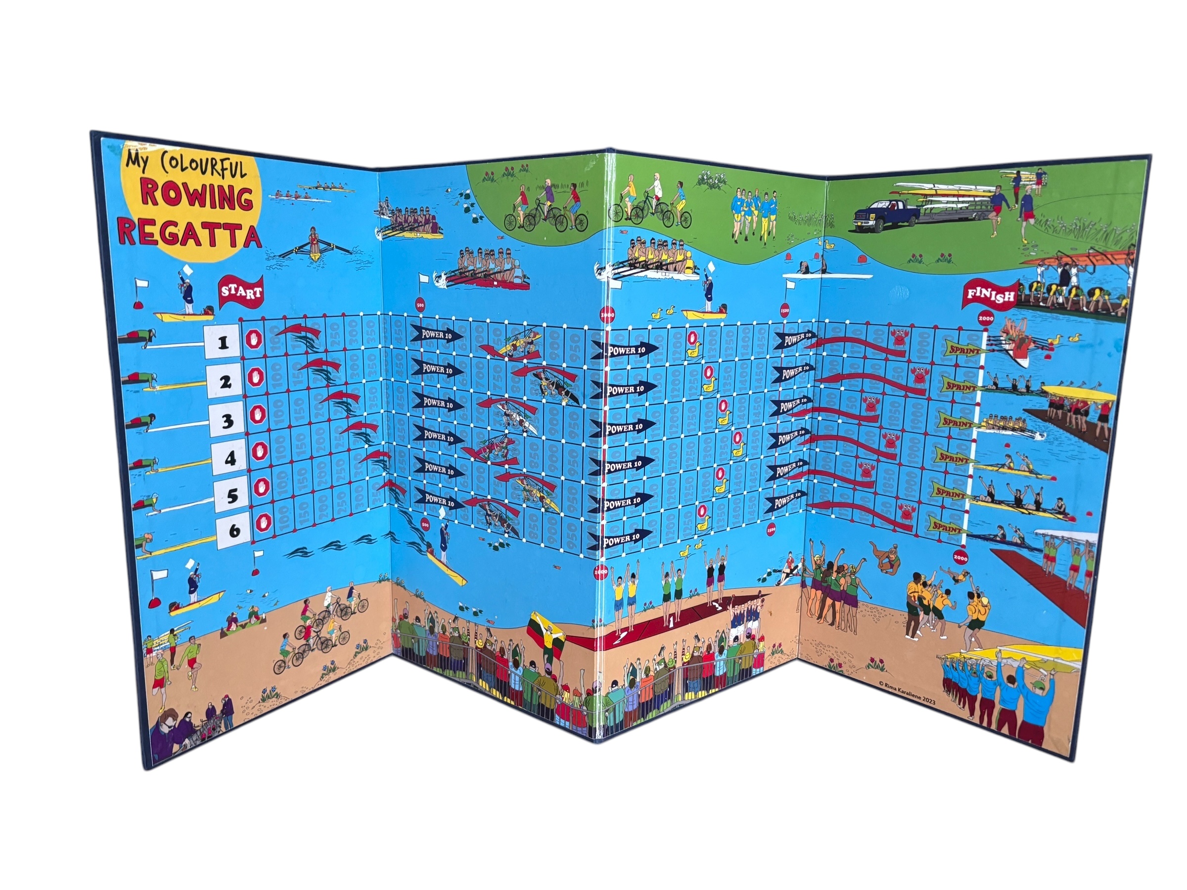 Stalo žaidimas My Colourful Rowing Regatta