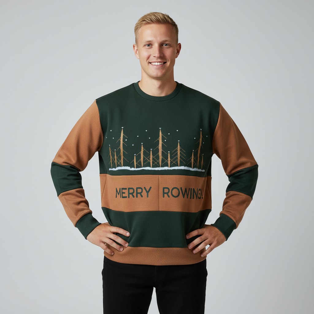 Kalėdinis džemperis - Merry Rowing