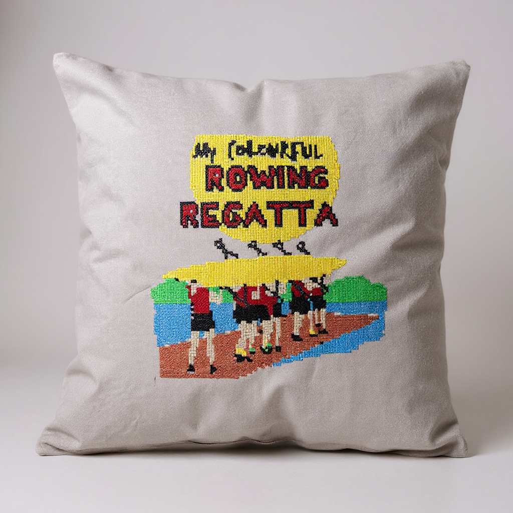 Pagalvės užvalkalas My Colourful Rowing Regatta