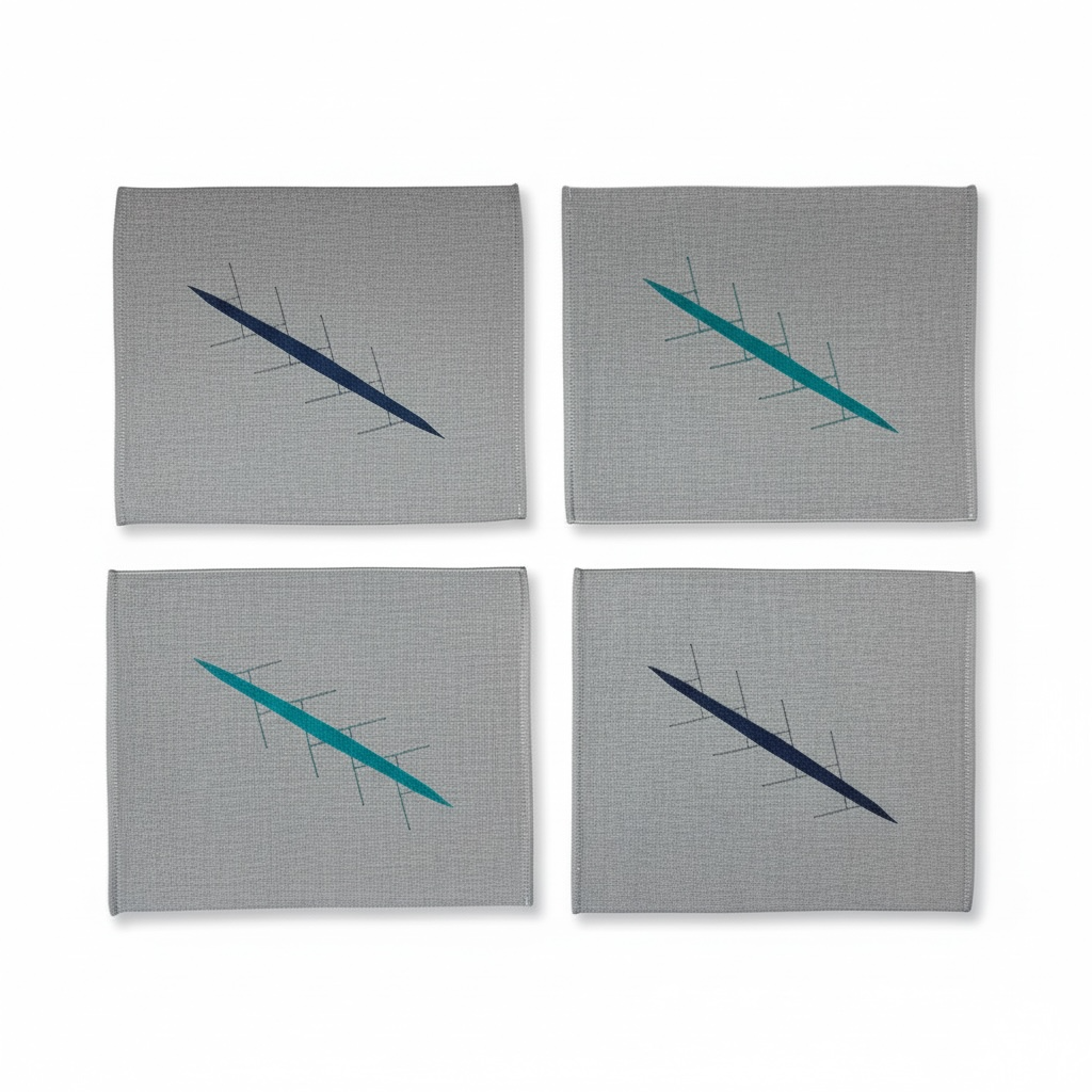 Stalo padėklų komplektas 8+