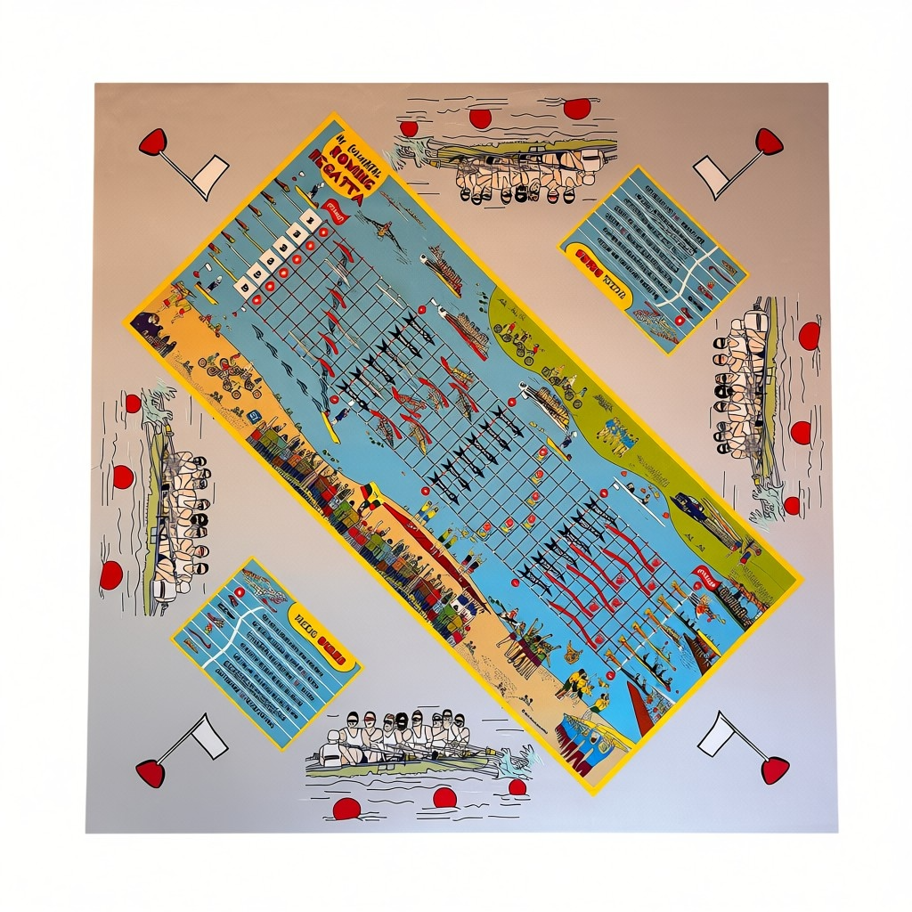 Staltiesė-stalo žaidimas My Colourful Rowing Regatta