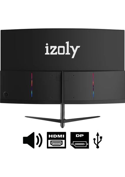 İzoly 2456C165 24" 1ms 165Hz Free Sync Fhd LED HDMI Curved Oyuncu Monitör