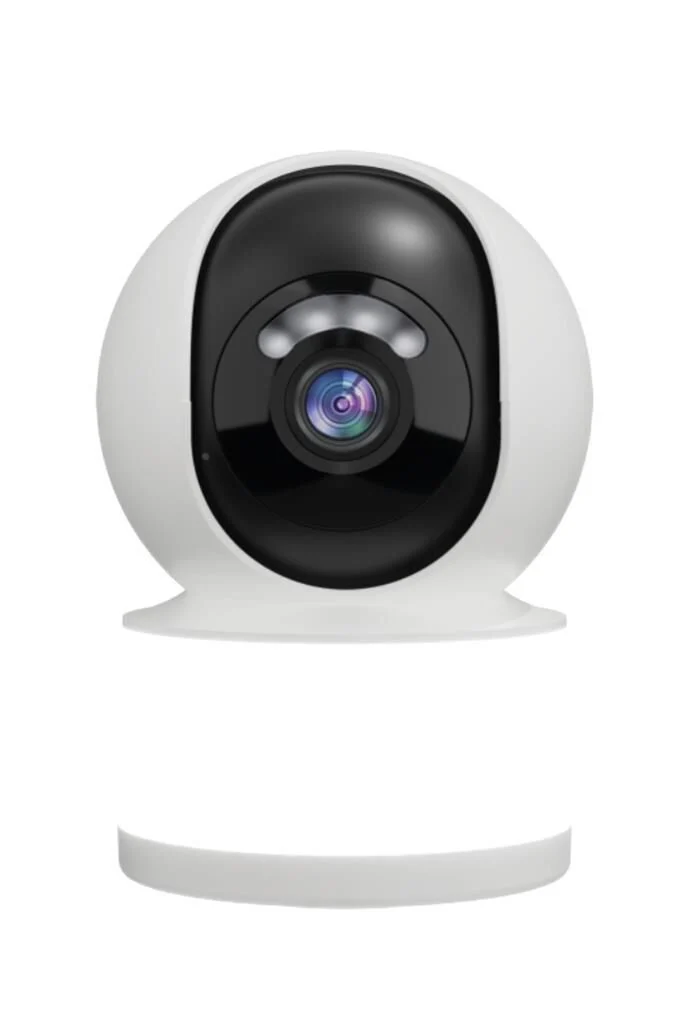 Beyaz Full Hd Led Aydınlatmalı Wifi Smart Ip Güvenlik Kamerası / Hareket Algılama