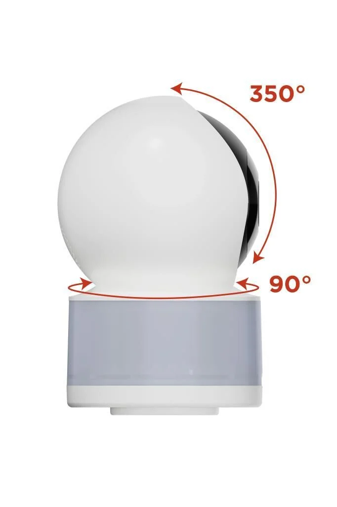 Beyaz Full Hd Led Aydınlatmalı Wifi Smart Ip Güvenlik Kamerası / Hareket Algılama