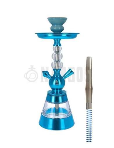 Chicha en aluminium bleue