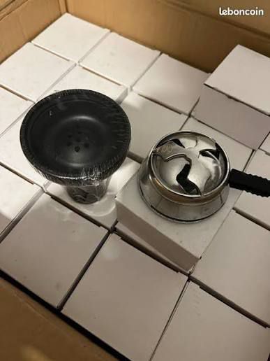 Foyer et gestionnaire de chaleur pour chicha