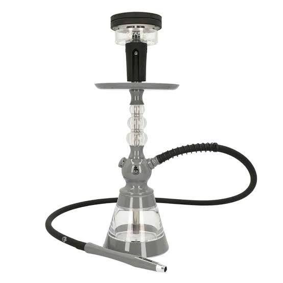 Chicha moderne en verre et métal