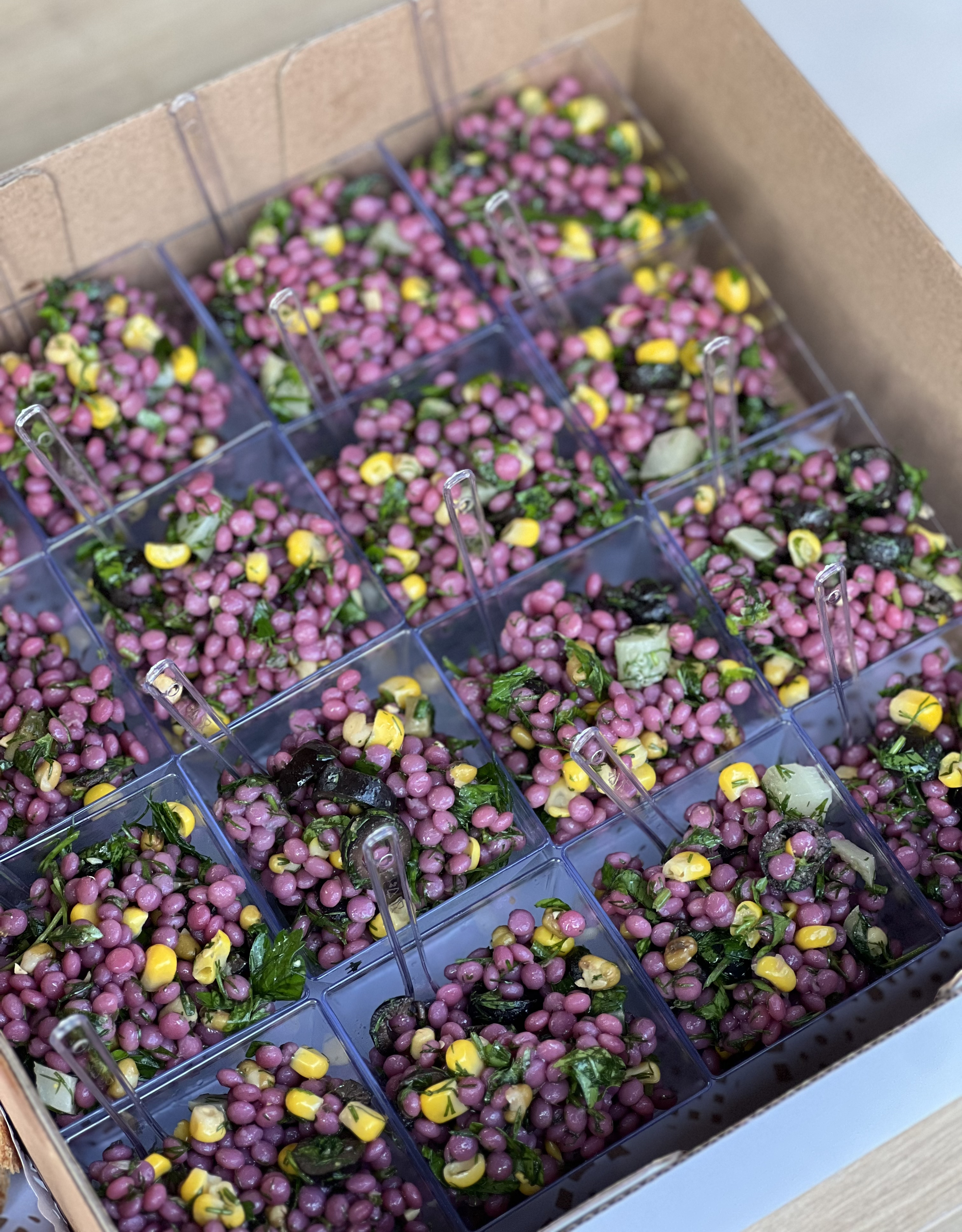 Mor kuskus salatası