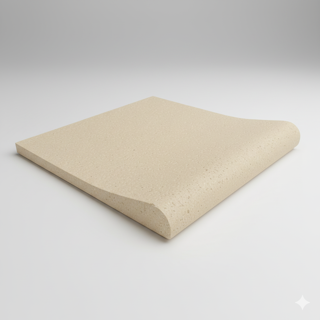 BORDE BALLENA ATERMICO 50X50 CREMA.