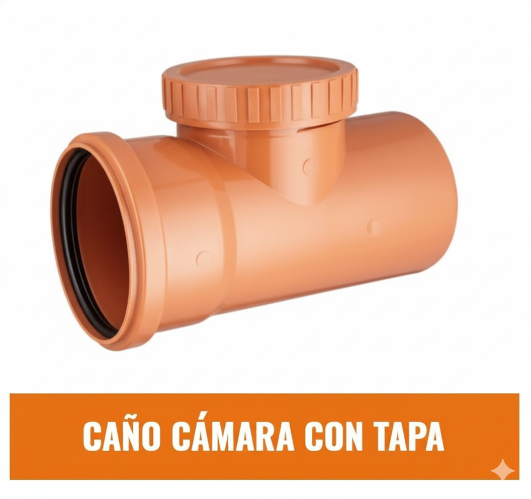 IPS CAÑO CAMARA C/TAPA 110 MM