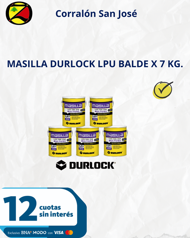 MASILLA DURLOCK LPU MULTIUSO BALDE X 1.8KG