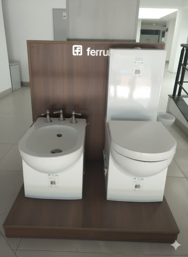 Juego de baño "Qubiq" Ferrum