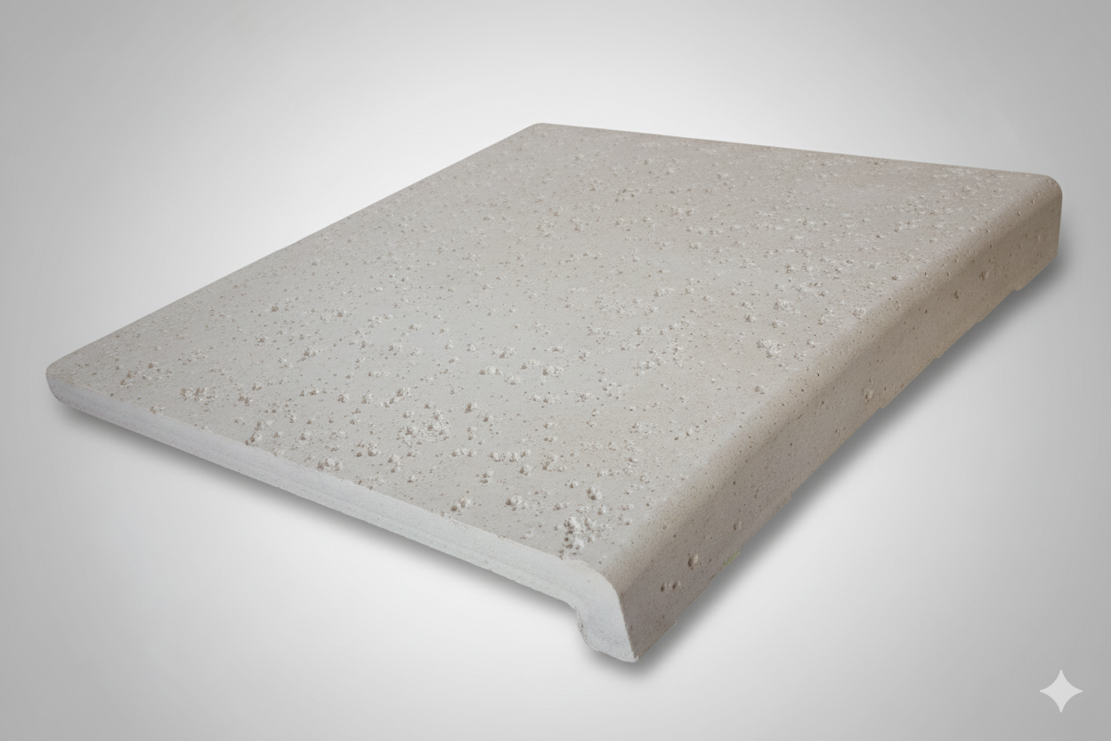 Arco romano travertilit blanco 50x50