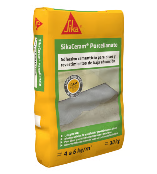Sika adhesivo para cerámico/porcelanatos por 25 kg