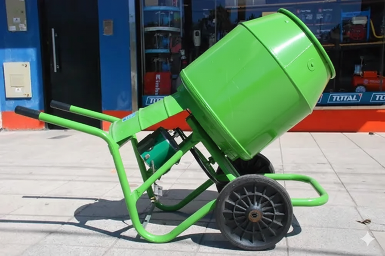 HORMIGONERA 130 LTS.C/MOTOR 3/4 HP CHAYTO